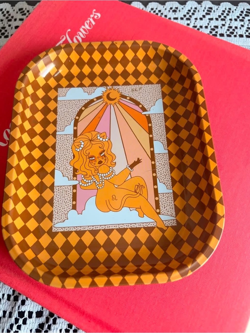 Valfre Leo zodiac trinket tray